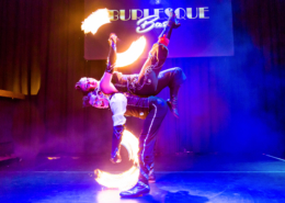 Feuerakrobatic Bühnenshow Burlesque Bash