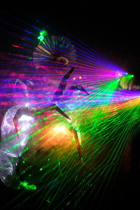 Laser Krallen Halloween Berlin